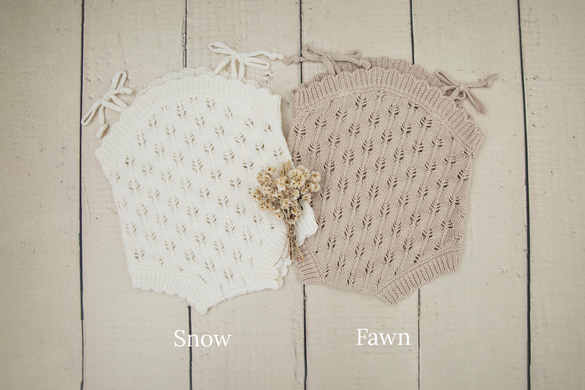 Evie Knit Rompers