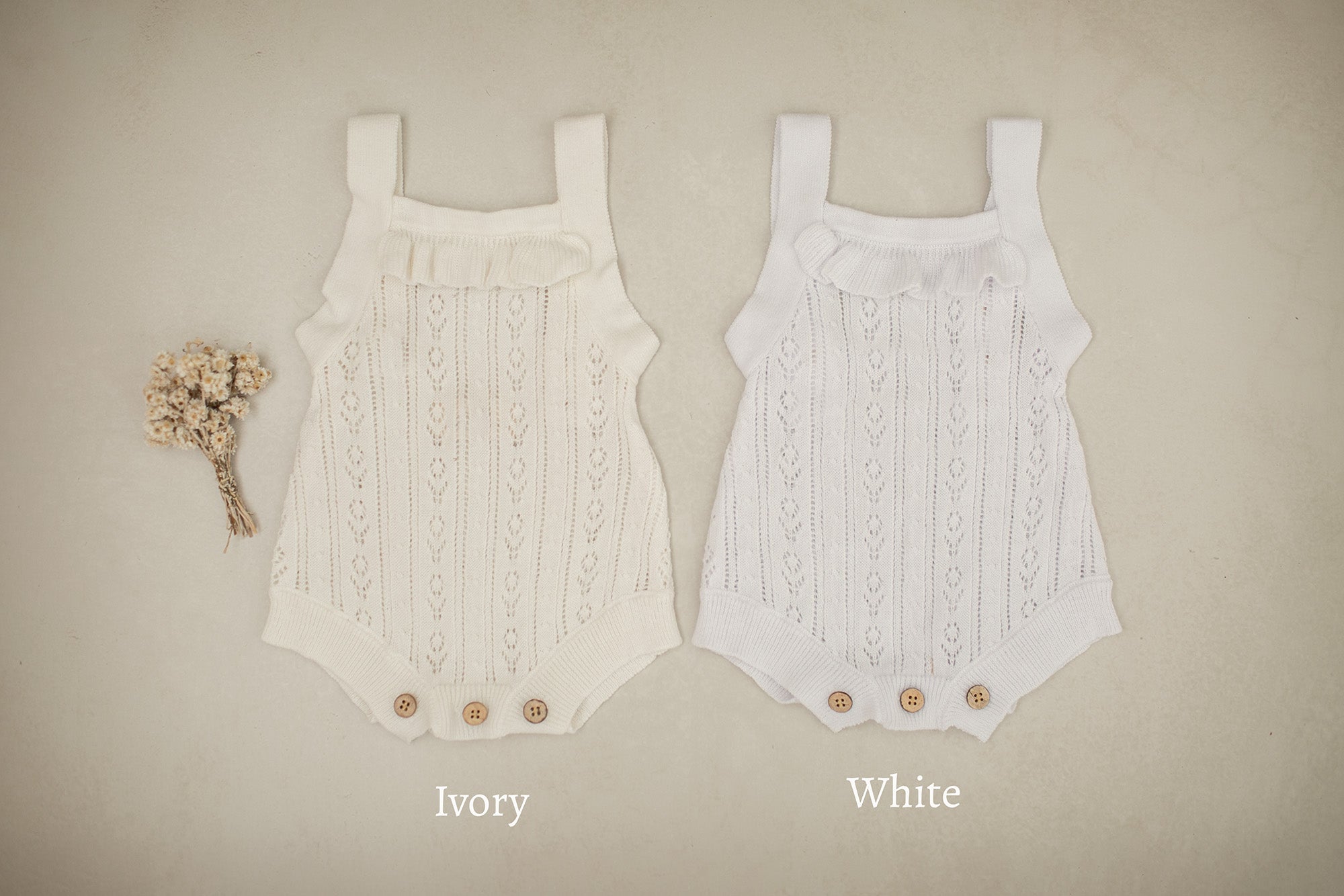 Peony Knit Rompers