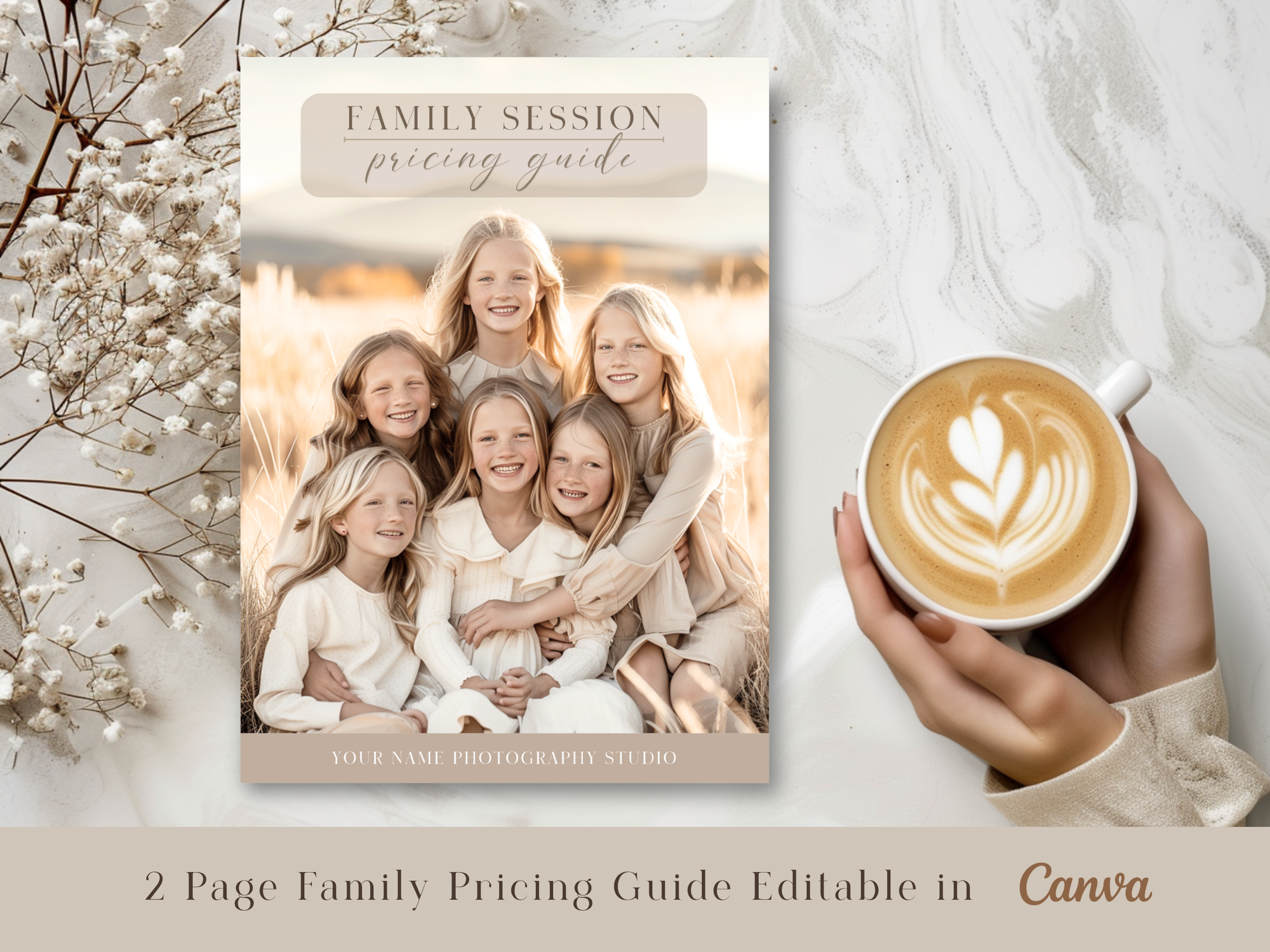 Family Pricing Guide for Canva - 2 Pages - Design 2