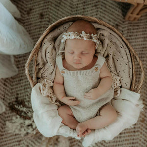 Aria Knit Rompers - Newborn Photography Props