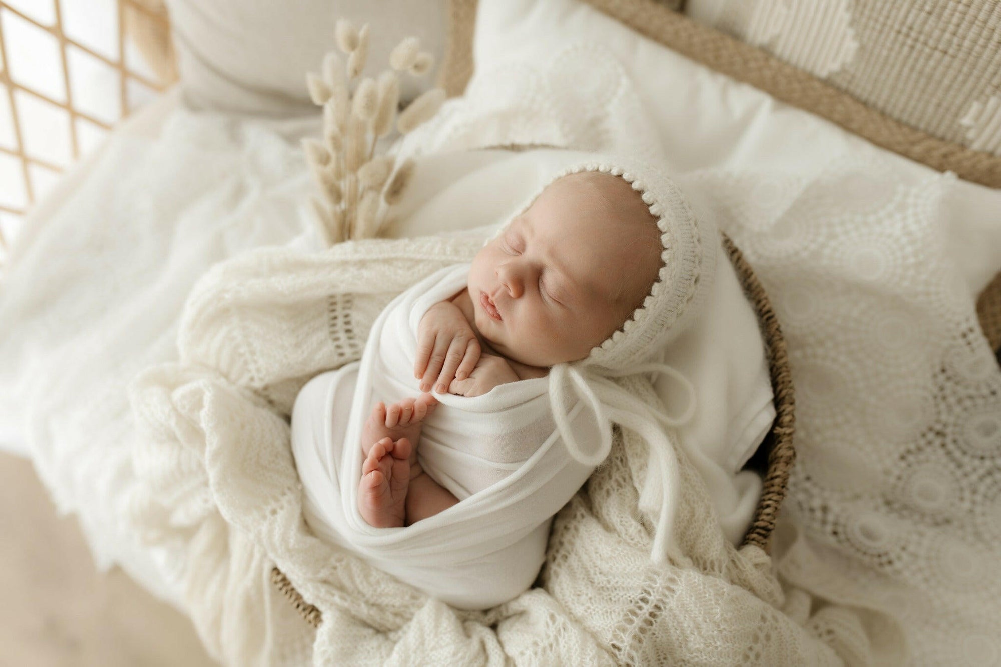 Ashlyn Knitted Blankets - Newborn Photography Props