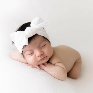 Boho Fabric Bow Headbands - Newborn Photography Props