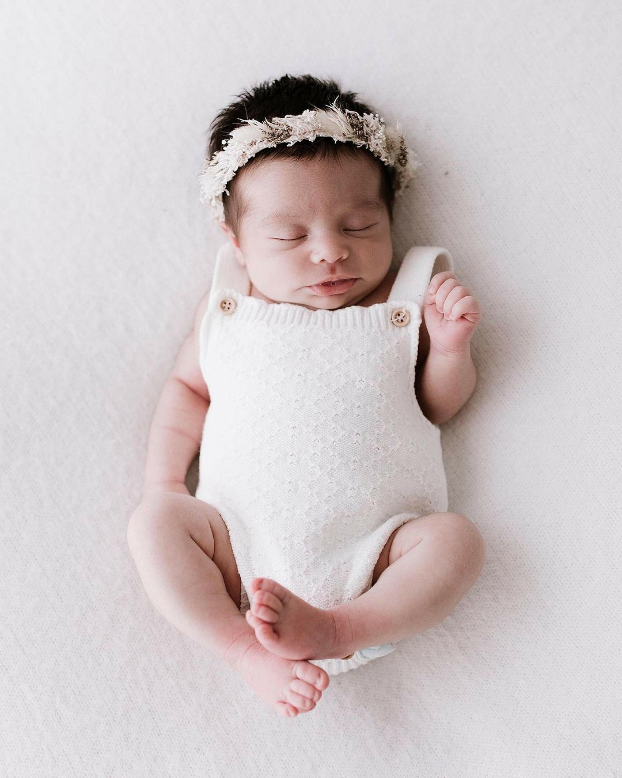 Aria Knit Rompers - Newborn Photography Props