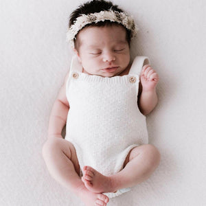 Aria Knit Rompers - Newborn Photography Props