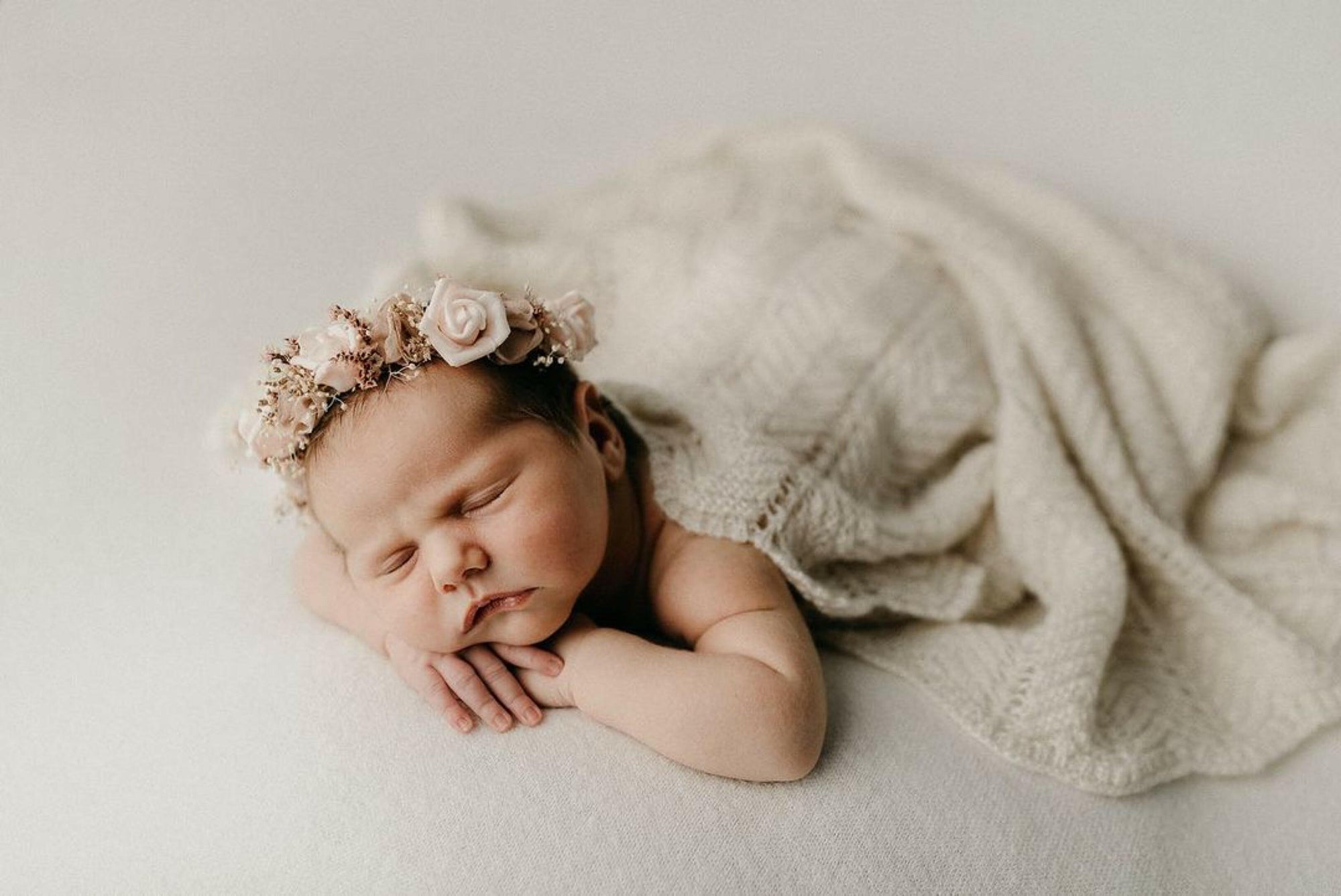 Ashlyn Knitted Blankets - Newborn Photography Props