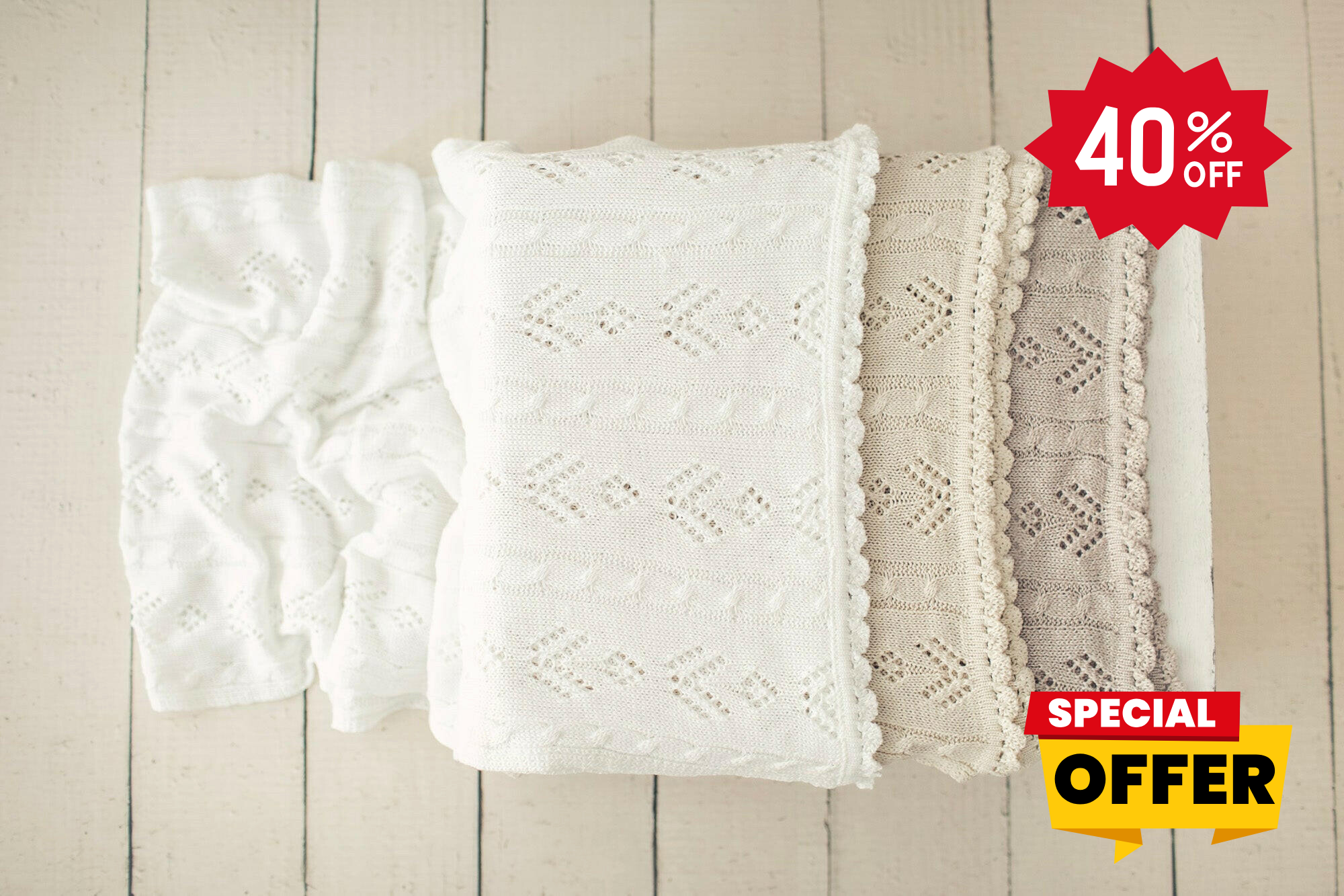 Hyacinth Knit Wrap BUNDLE