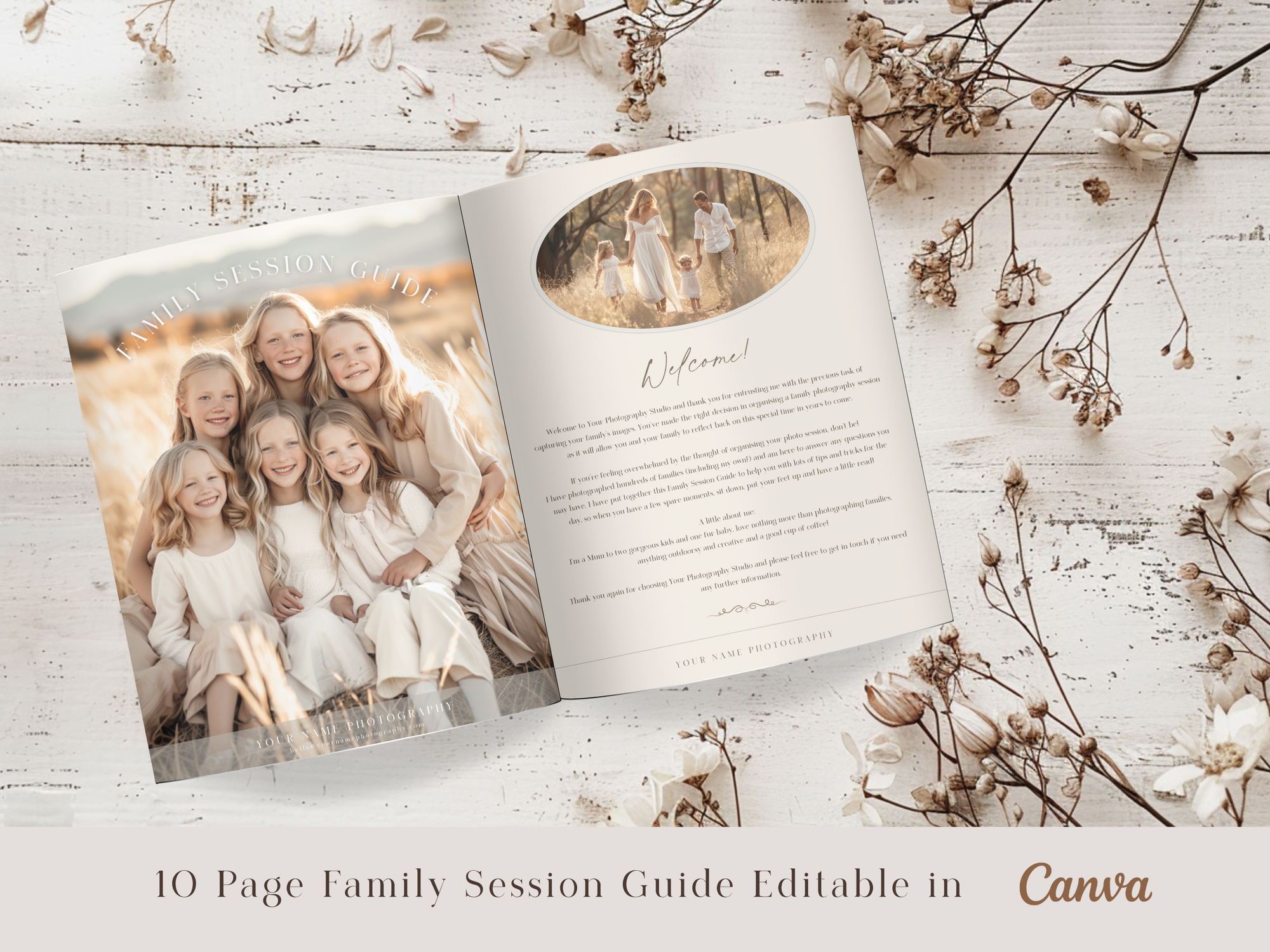 Family Session Guide for Canva - 10 Pages - Design 2