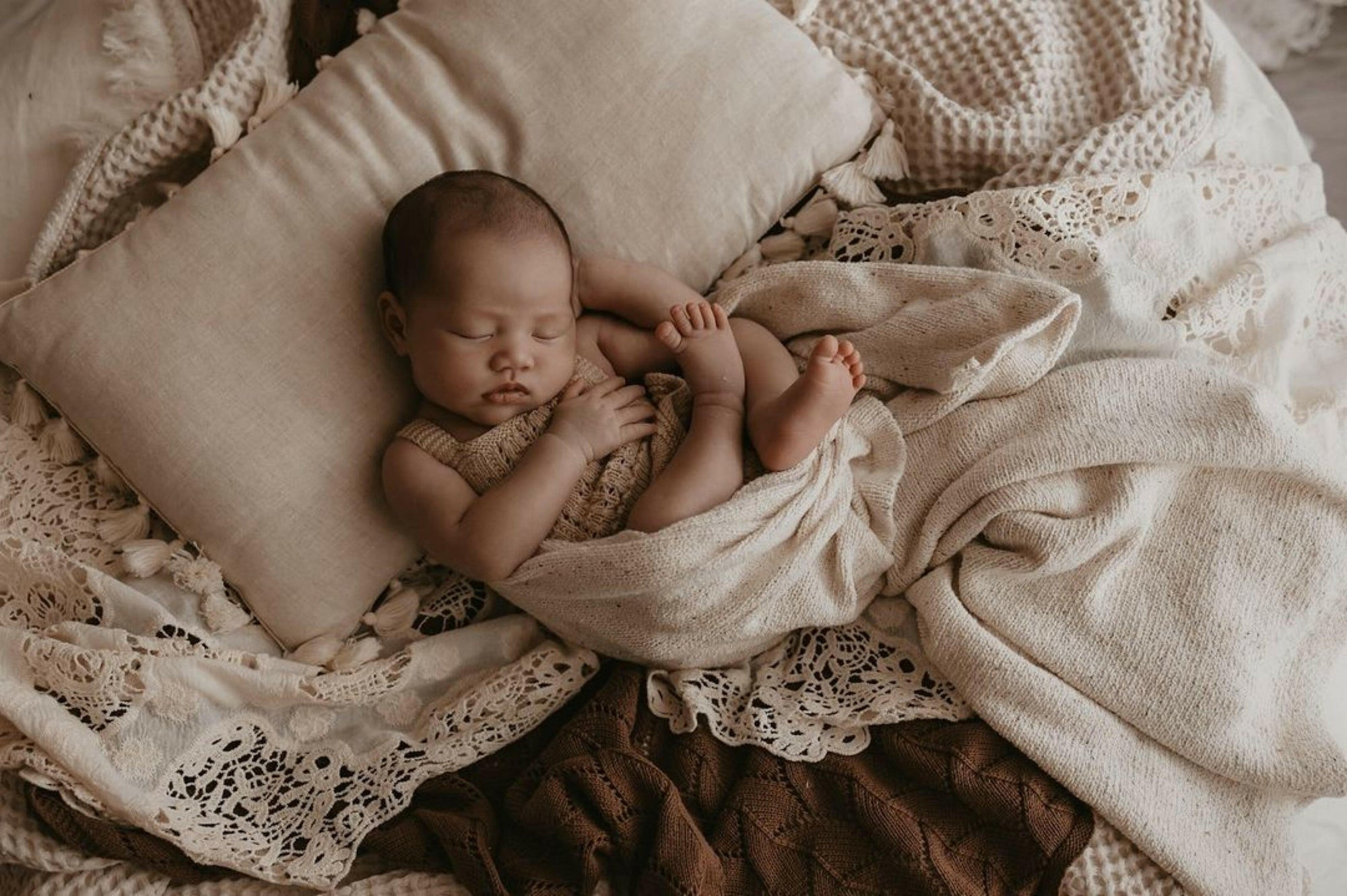 Boheme Crocheted Wraps - Newborn Photography Props