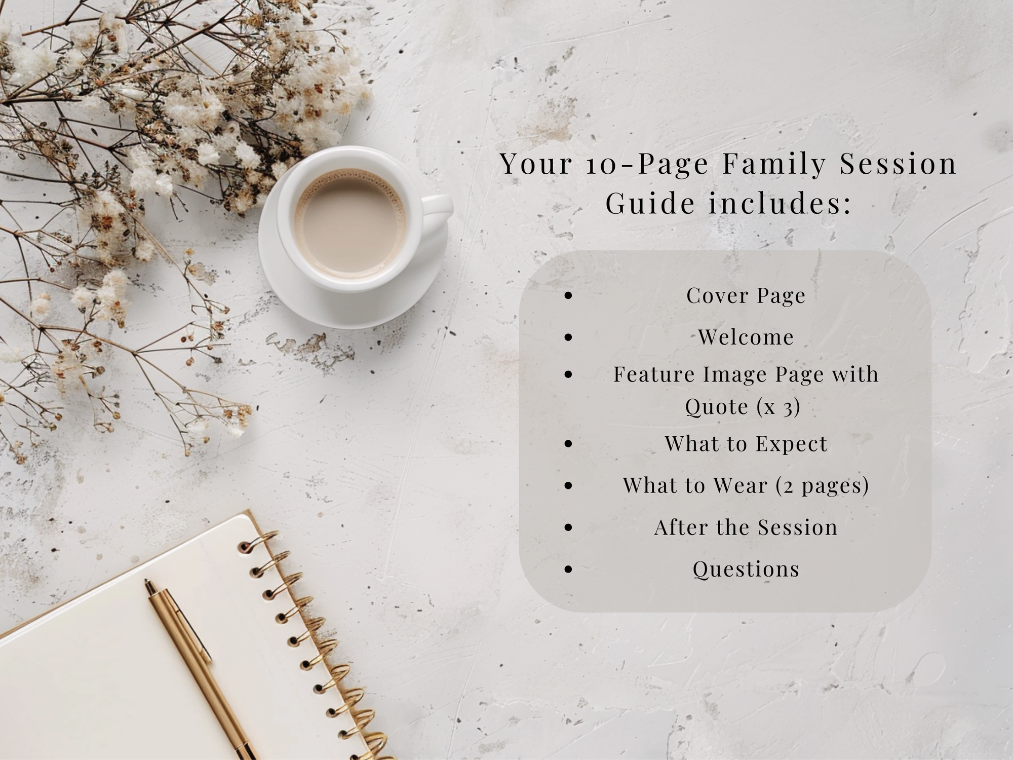 Family Session Guide for Canva - 10 Pages - Design 1