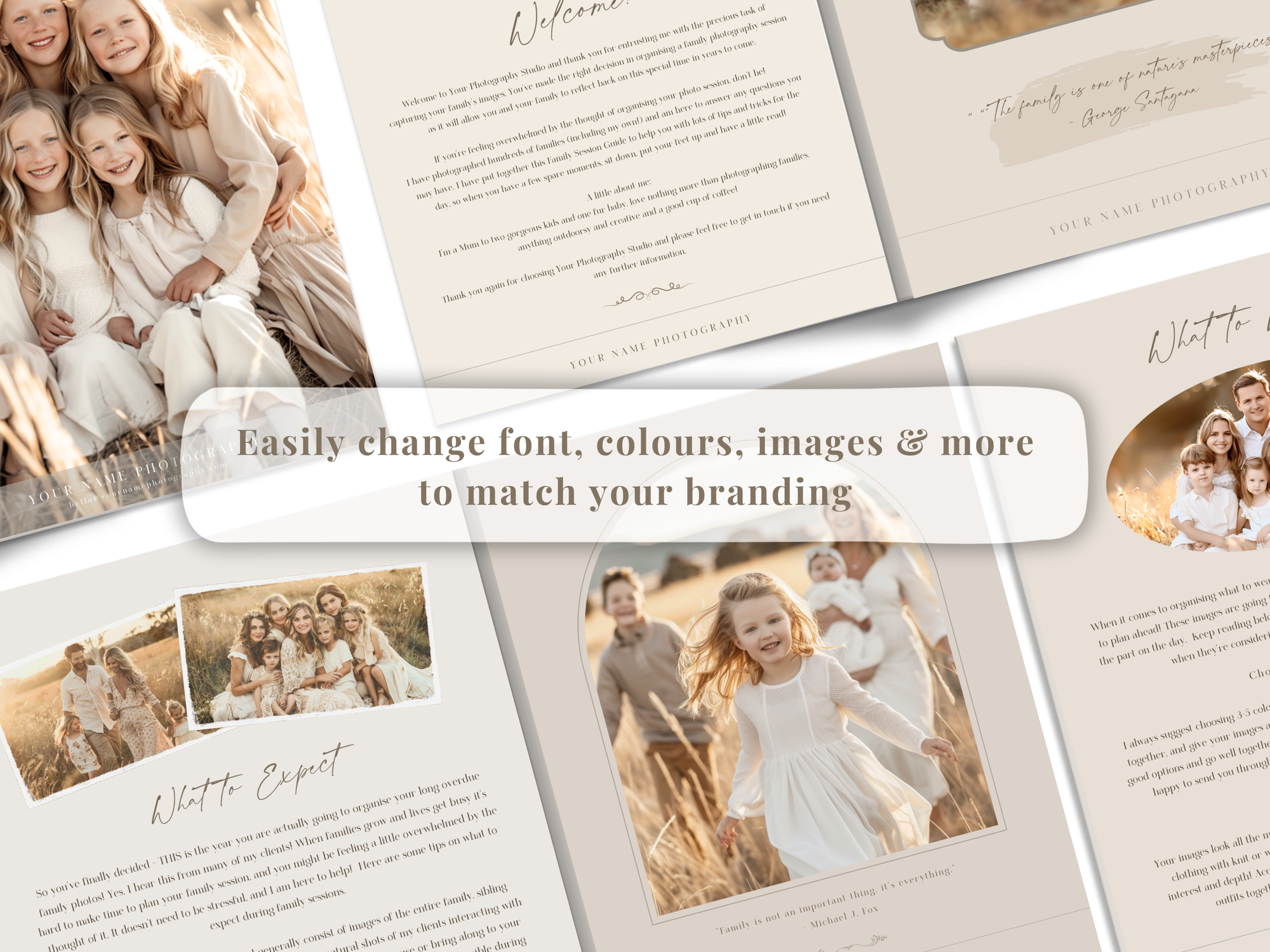 Family Session Guide for Canva - 10 Pages - Design 2