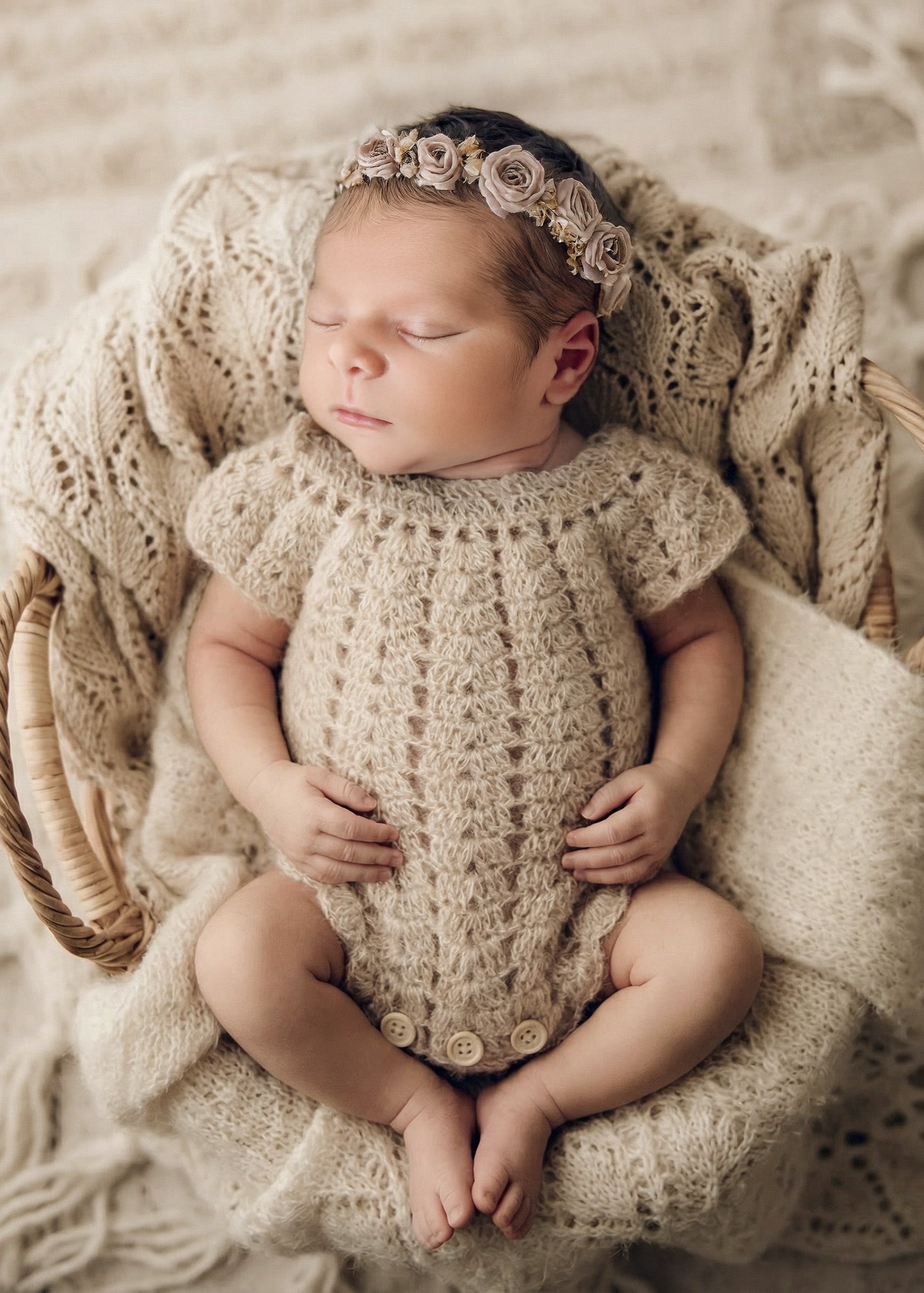 Amelia Crocheted Rompers