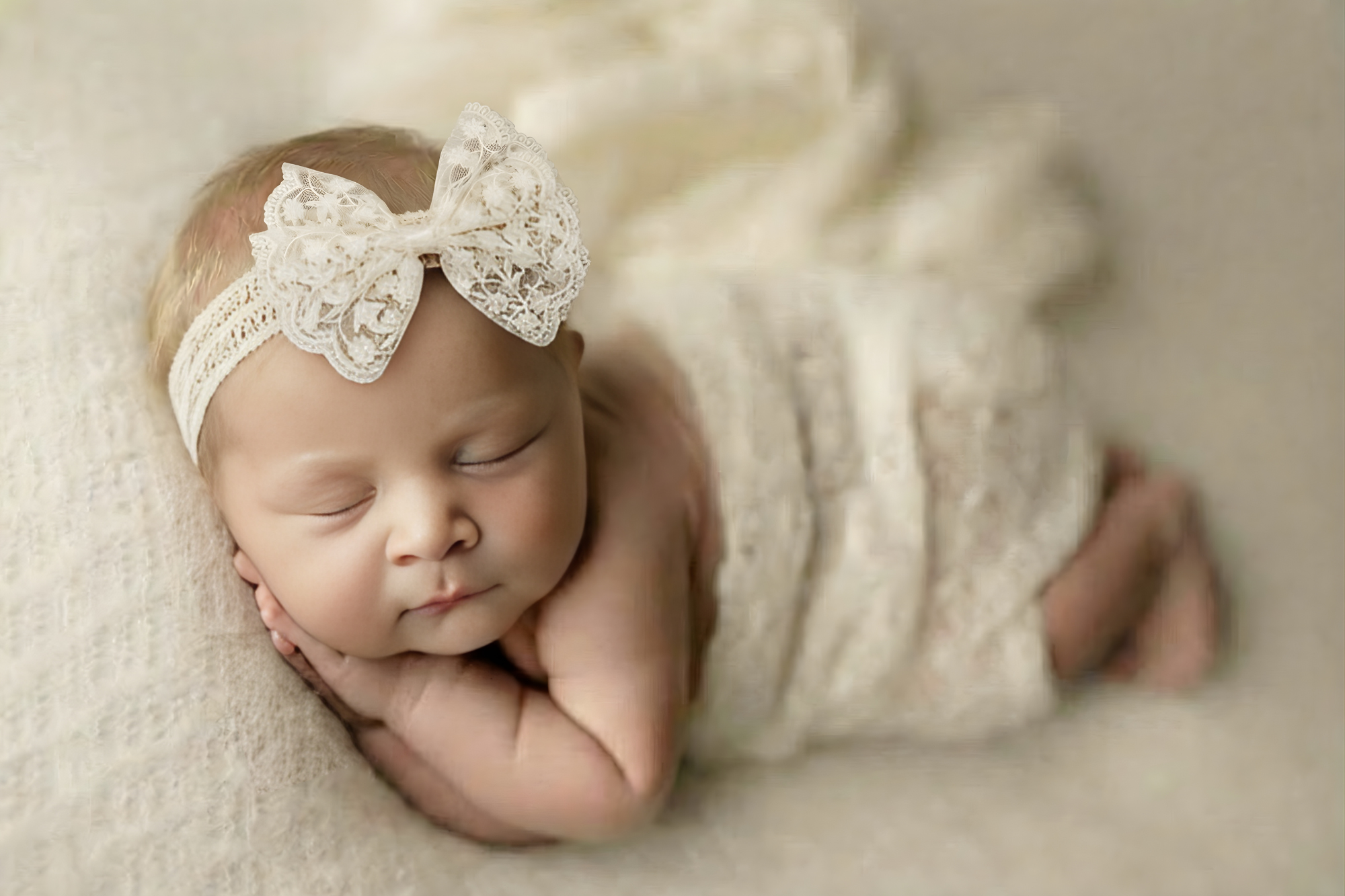 Amy Lace Bow Headbands