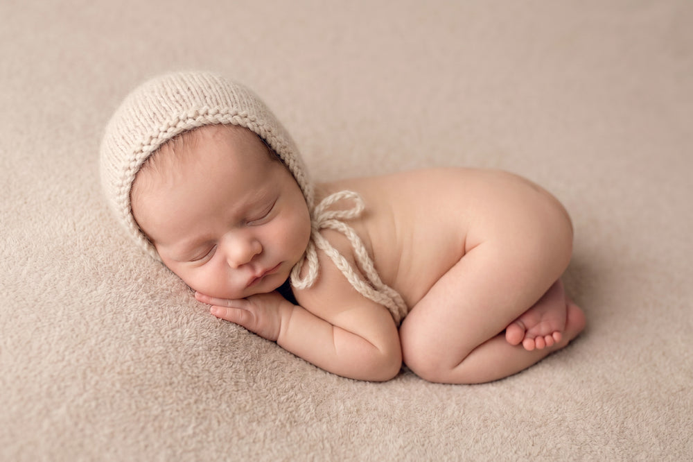 Angora Knitted Bonnets for newborn photography