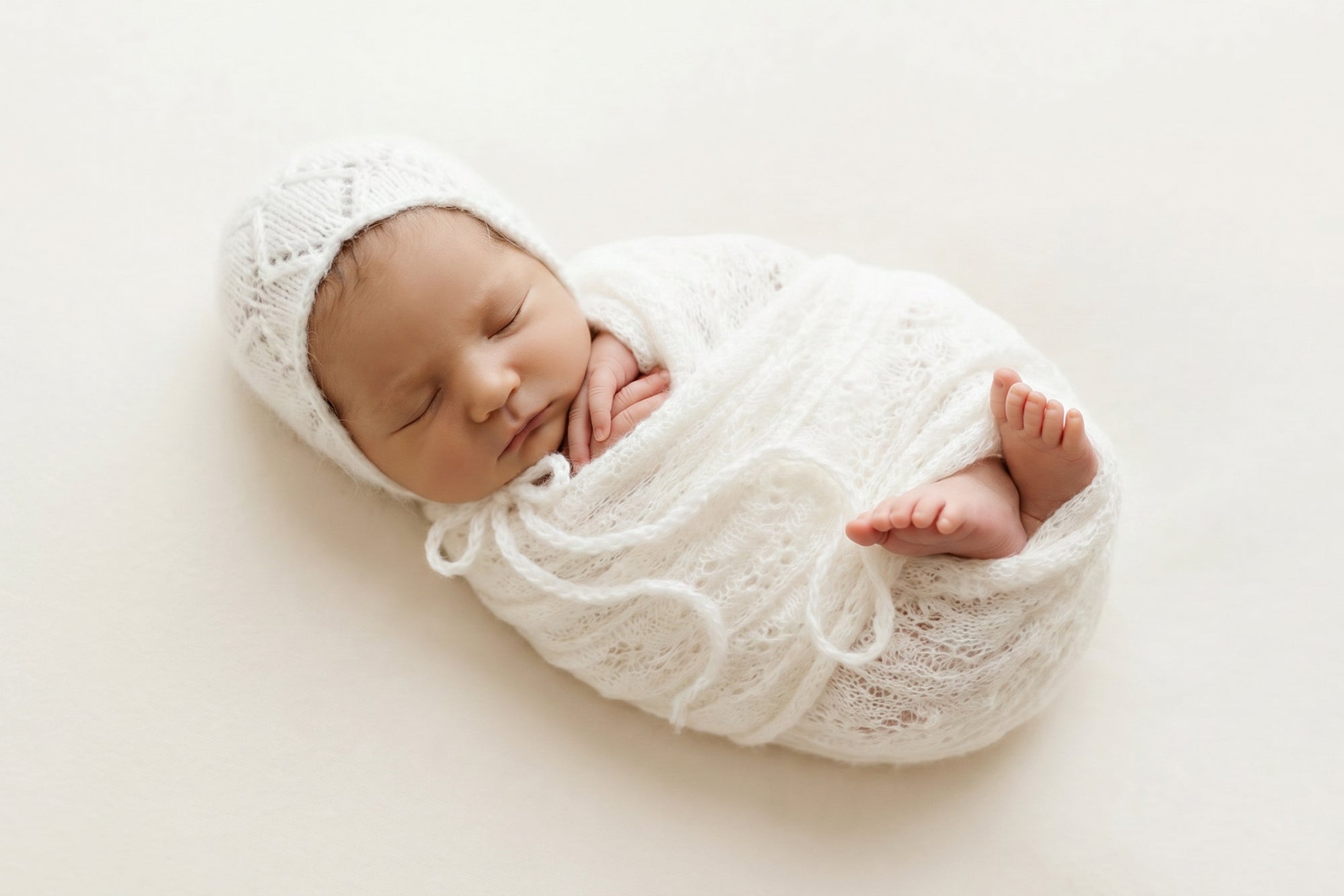 Angora Patterned Bonnets