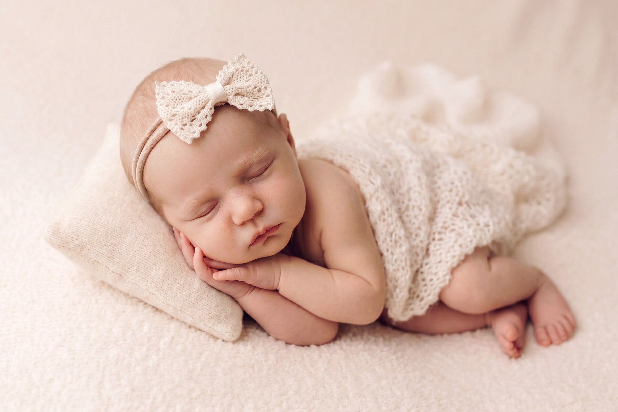 Antique Lace Bow Headbands