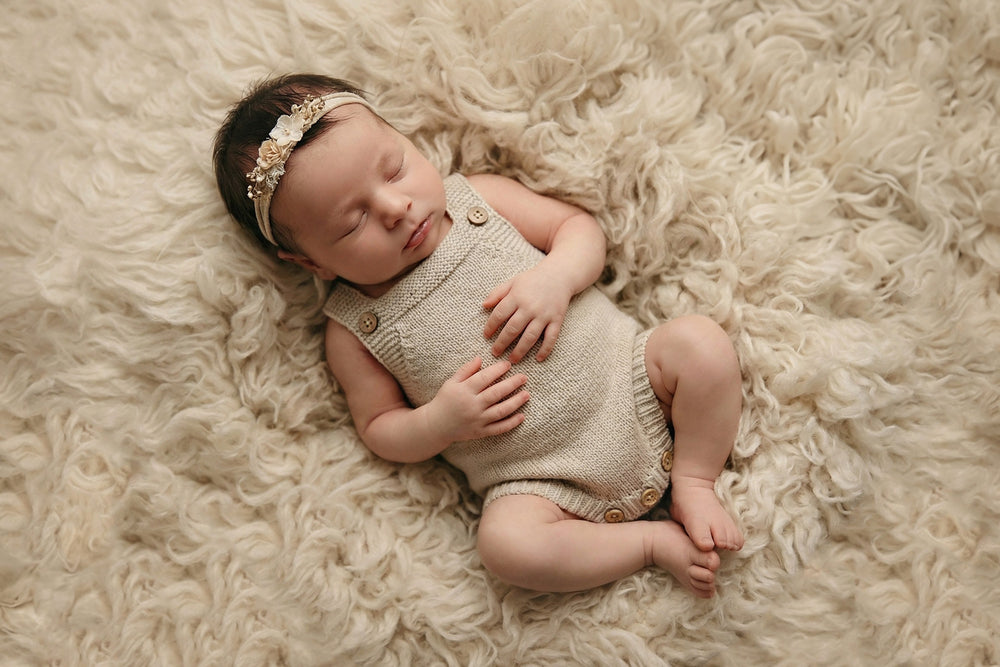 Aubrey Knit Rompers for newborn photography