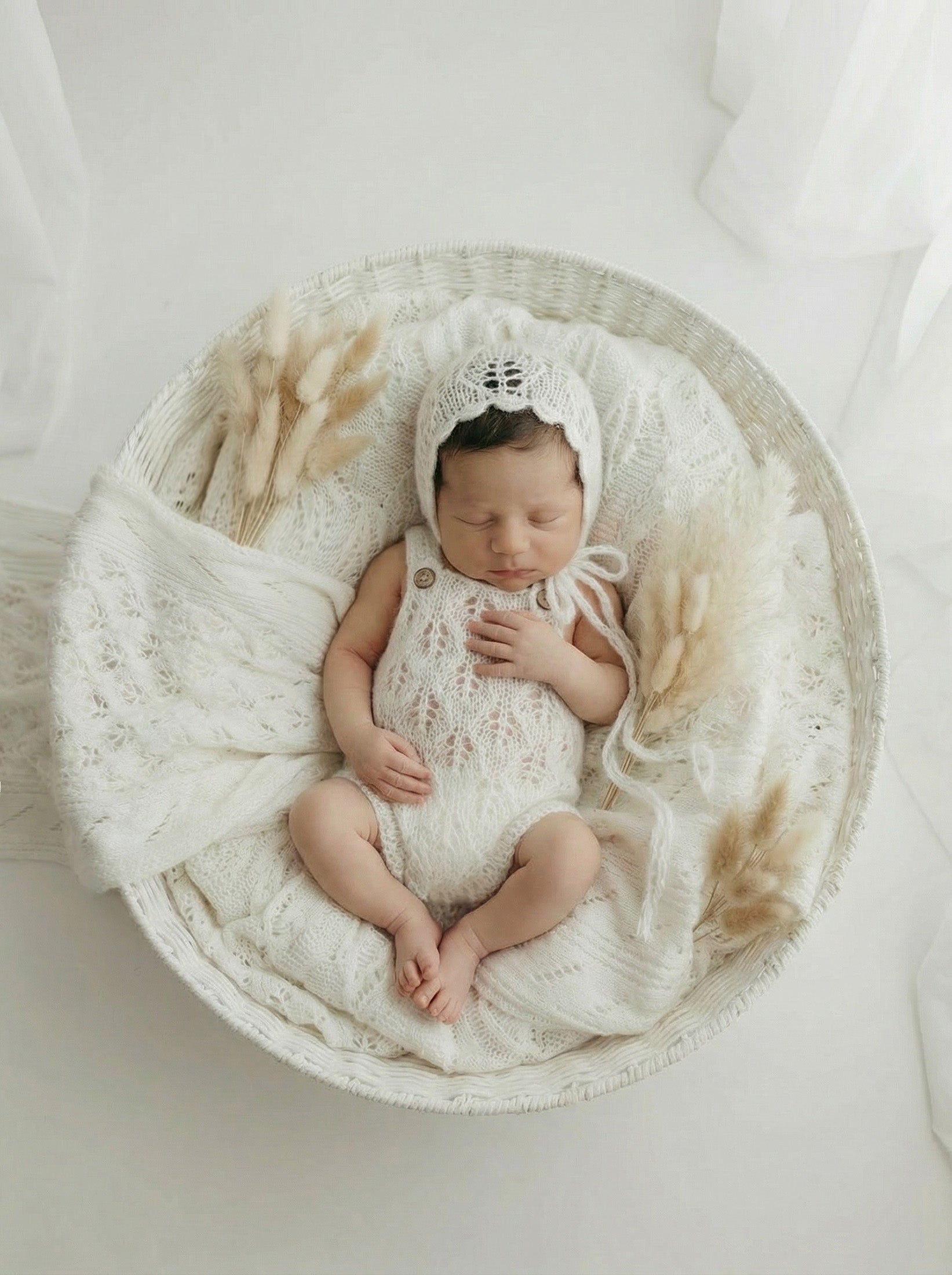 Botanical Mohair Romper Sets