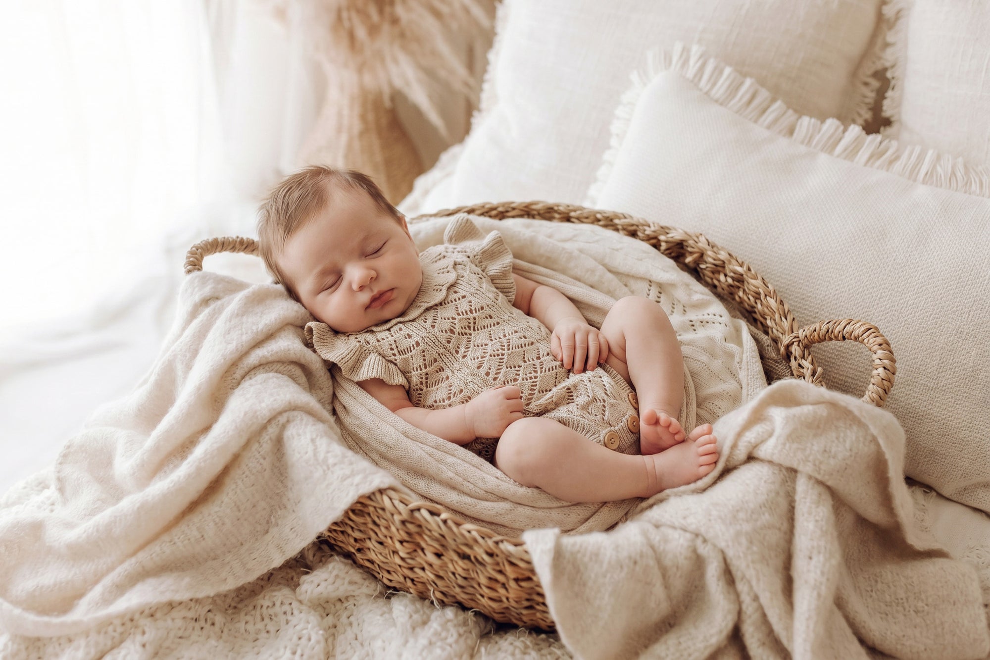 Charlotte Knit Rompers