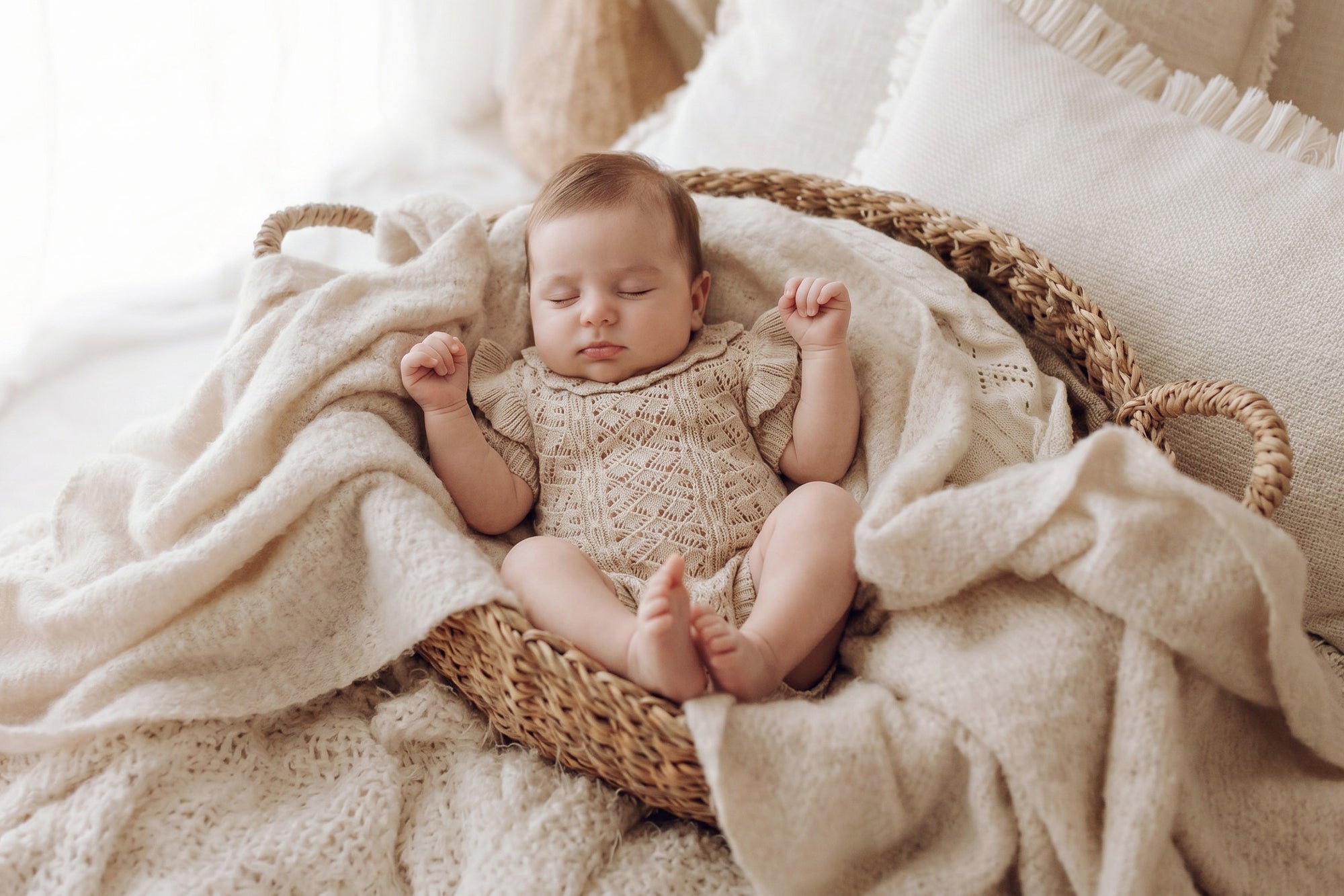 Charlotte Knit Rompers