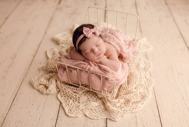 Crinkled Chiffon Bow Headbands