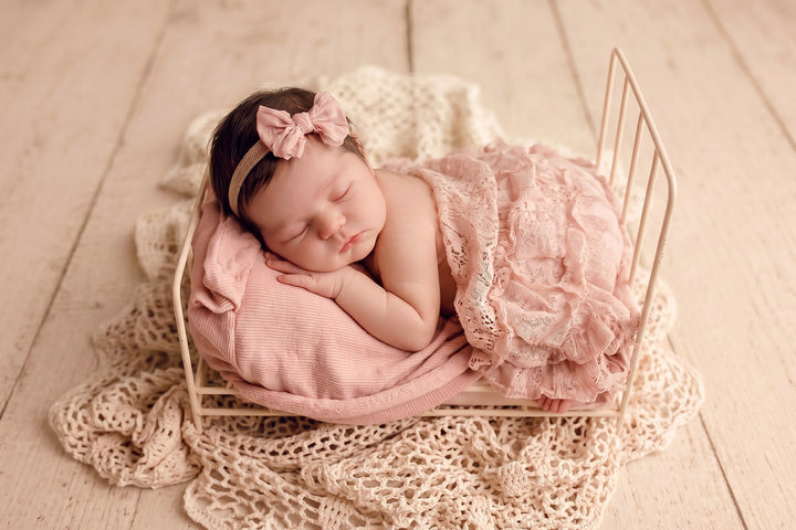 Crinkled Chiffon Bow Headbands