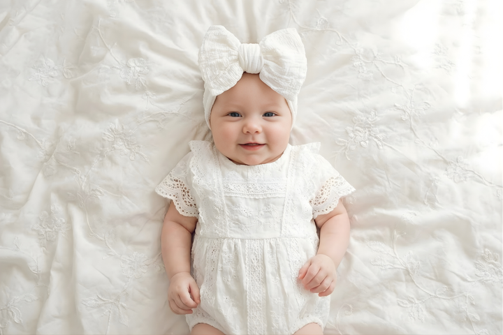 Crinkled Oversized Bow Headband