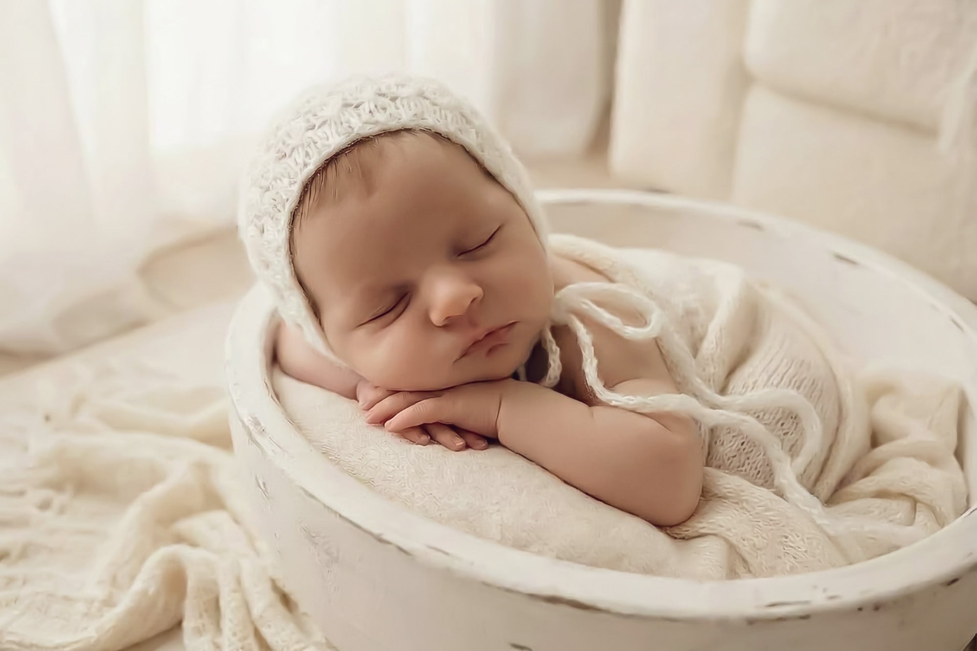 Elizabeth Angora Bonnets
