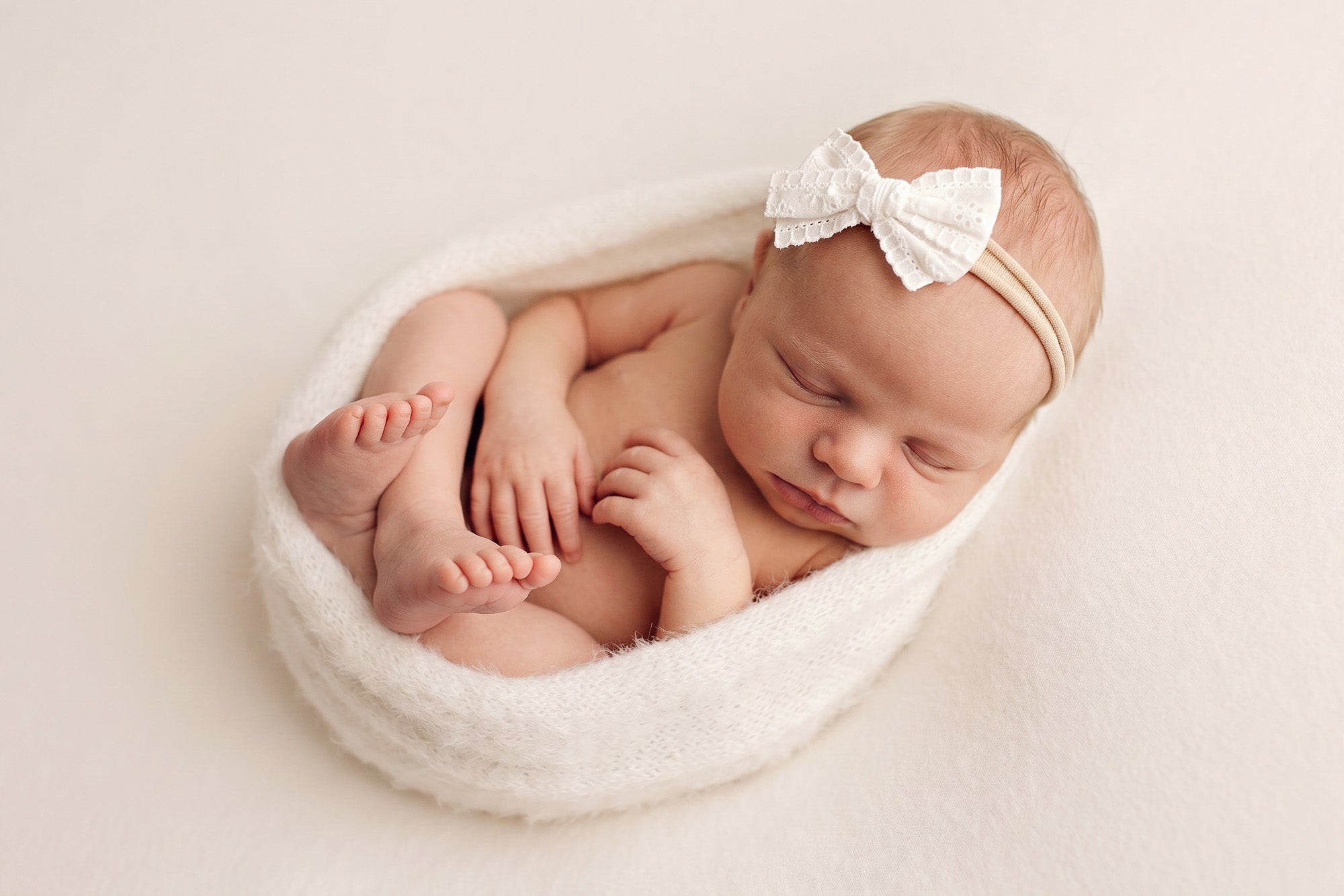 Embroidered Bow Headbands