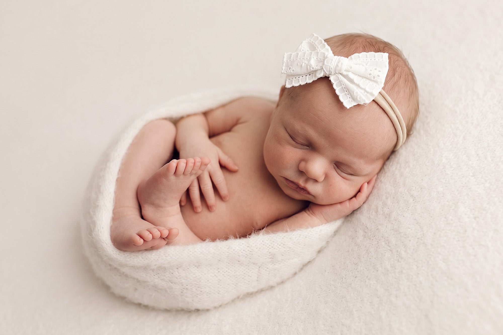 Embroidered Bow Headbands