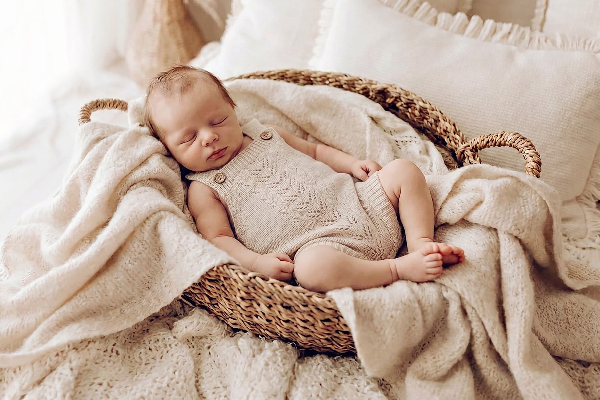 Hannah Knit Rompers