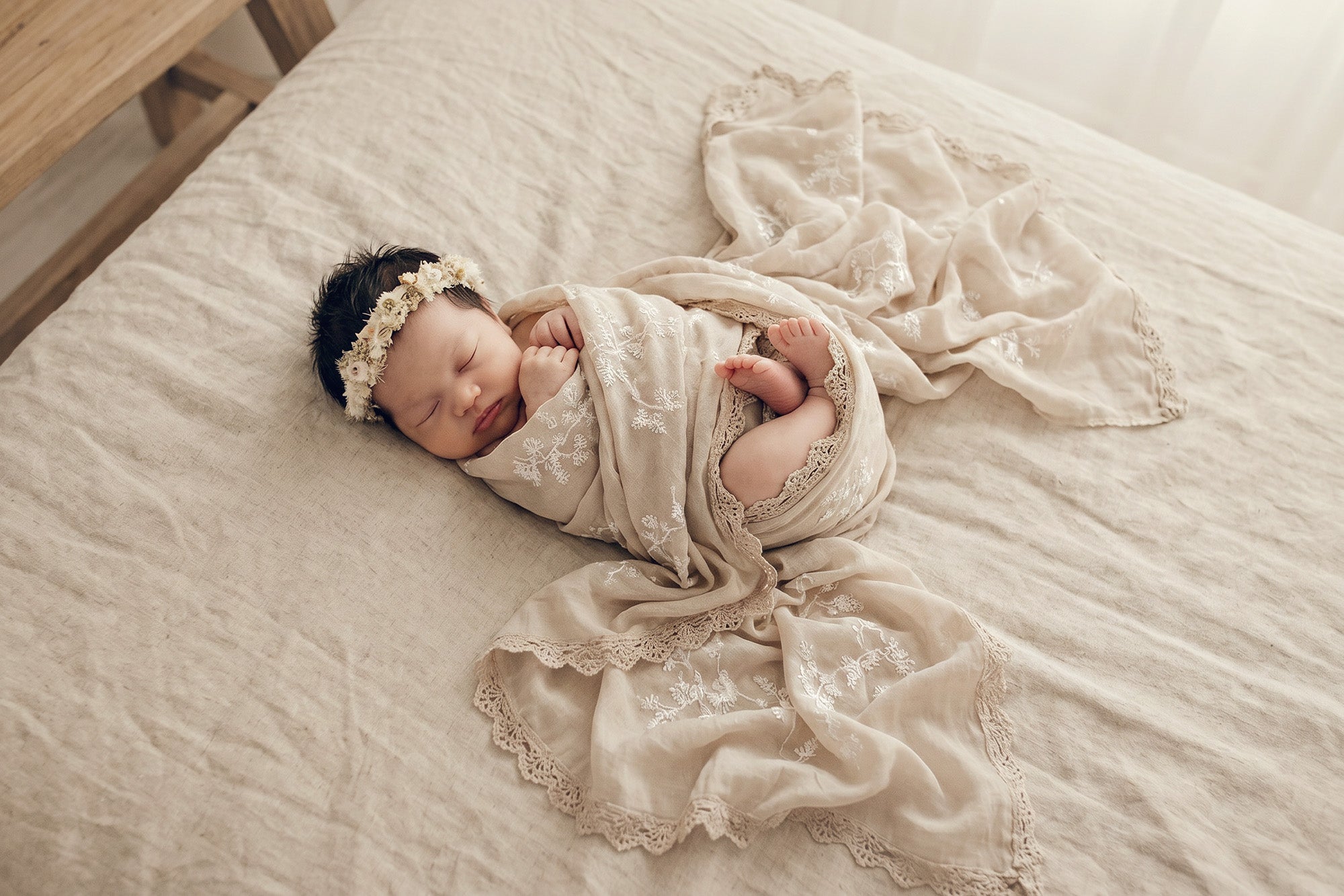 Newborn Photo Props_Jasmine Floral Wraps.