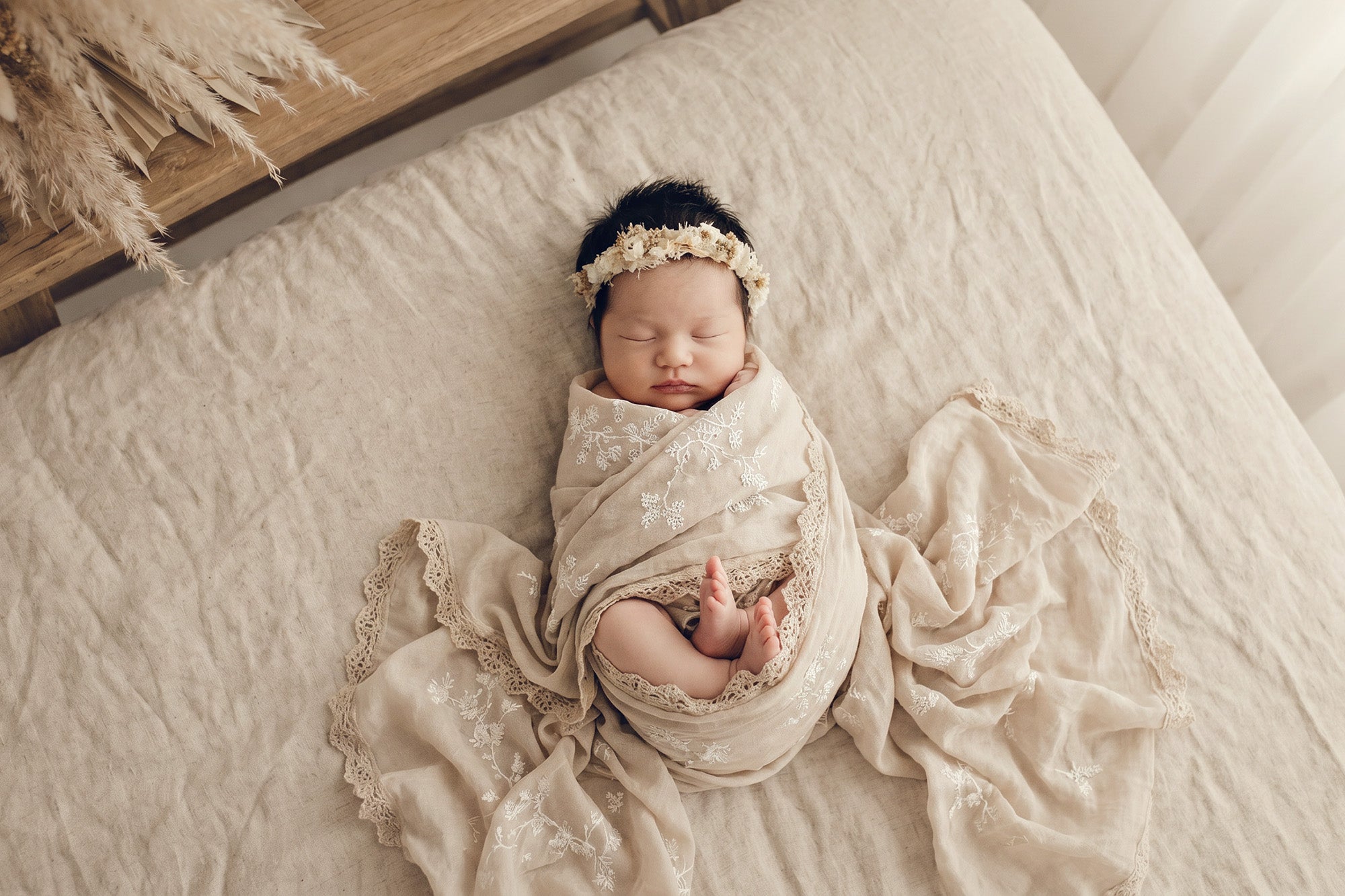 Newborn Photo Props_Jasmine Floral Wraps.