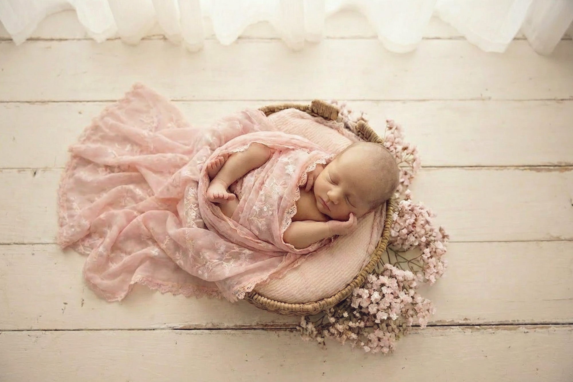 Newborn Photo Props_Jasmine Floral Wraps.
