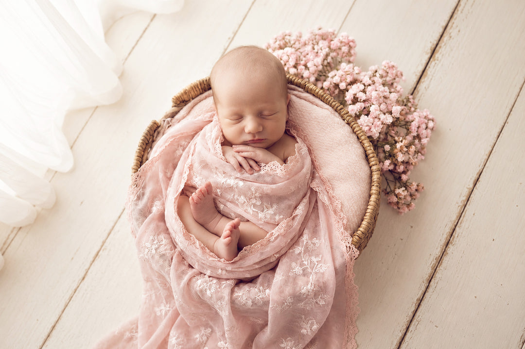 Newborn Photo Props_Jasmine Floral Wraps.