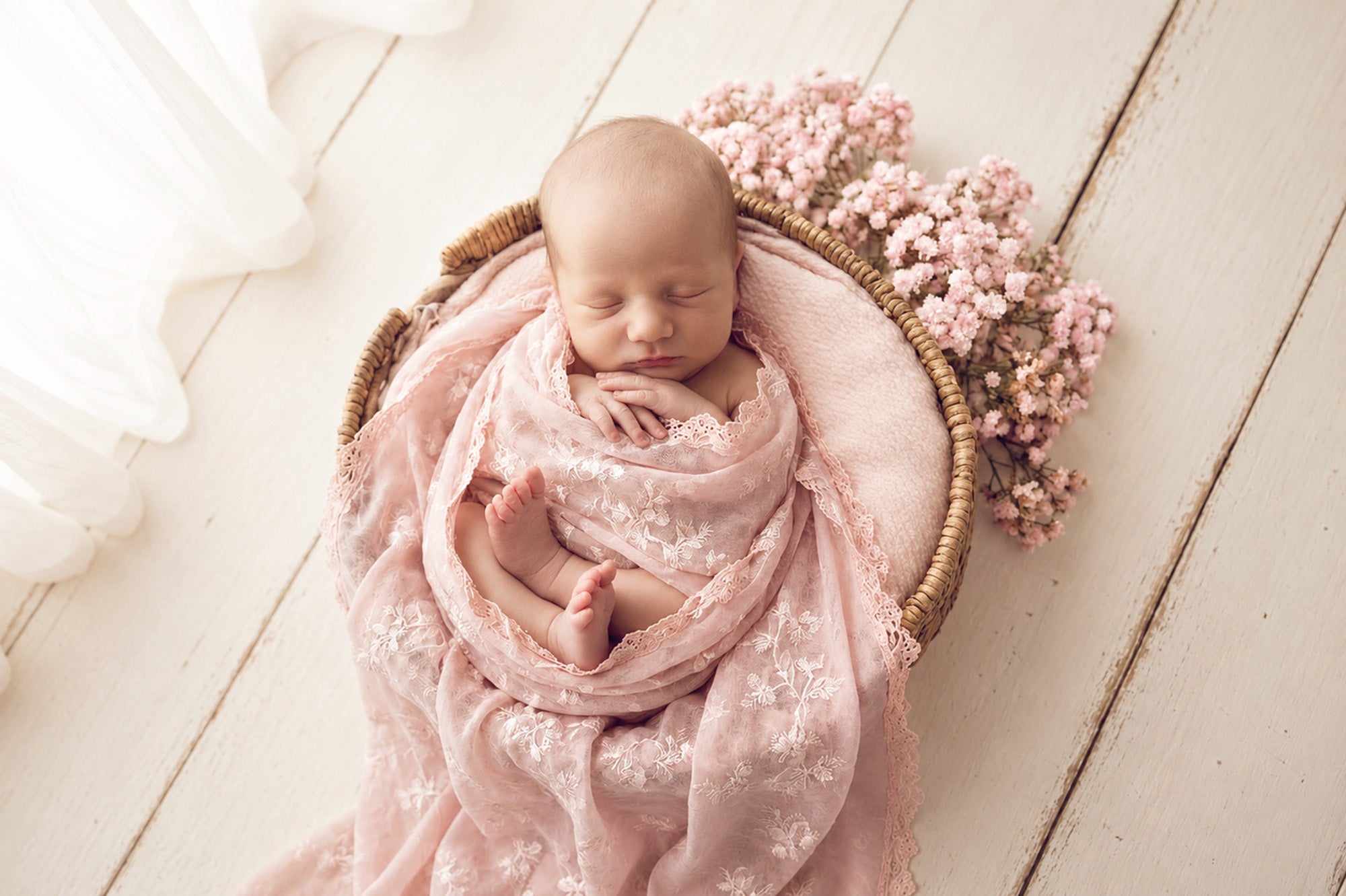 Newborn Photo Props_Jasmine Floral Wraps.