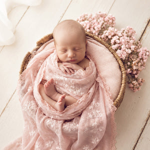 Newborn Photo Props_Jasmine Floral Wraps.