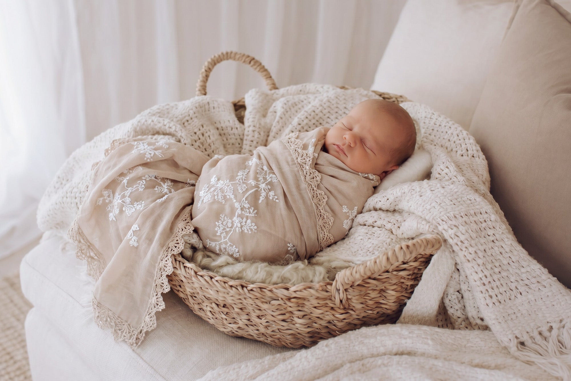 Newborn Photo Props_Jasmine Floral Wraps.
