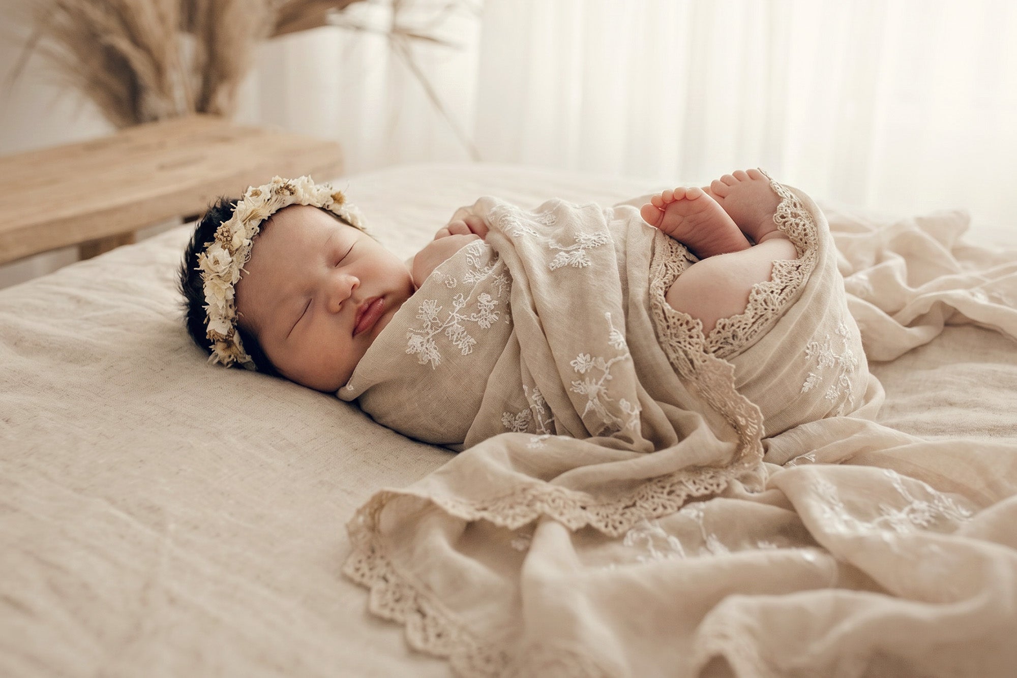 Newborn Photo Props_Jasmine Floral Wraps.