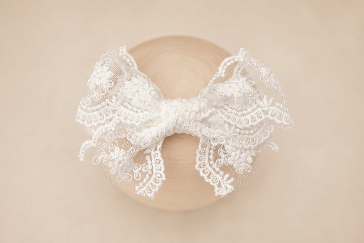 Sienna Lace Bow Headbands