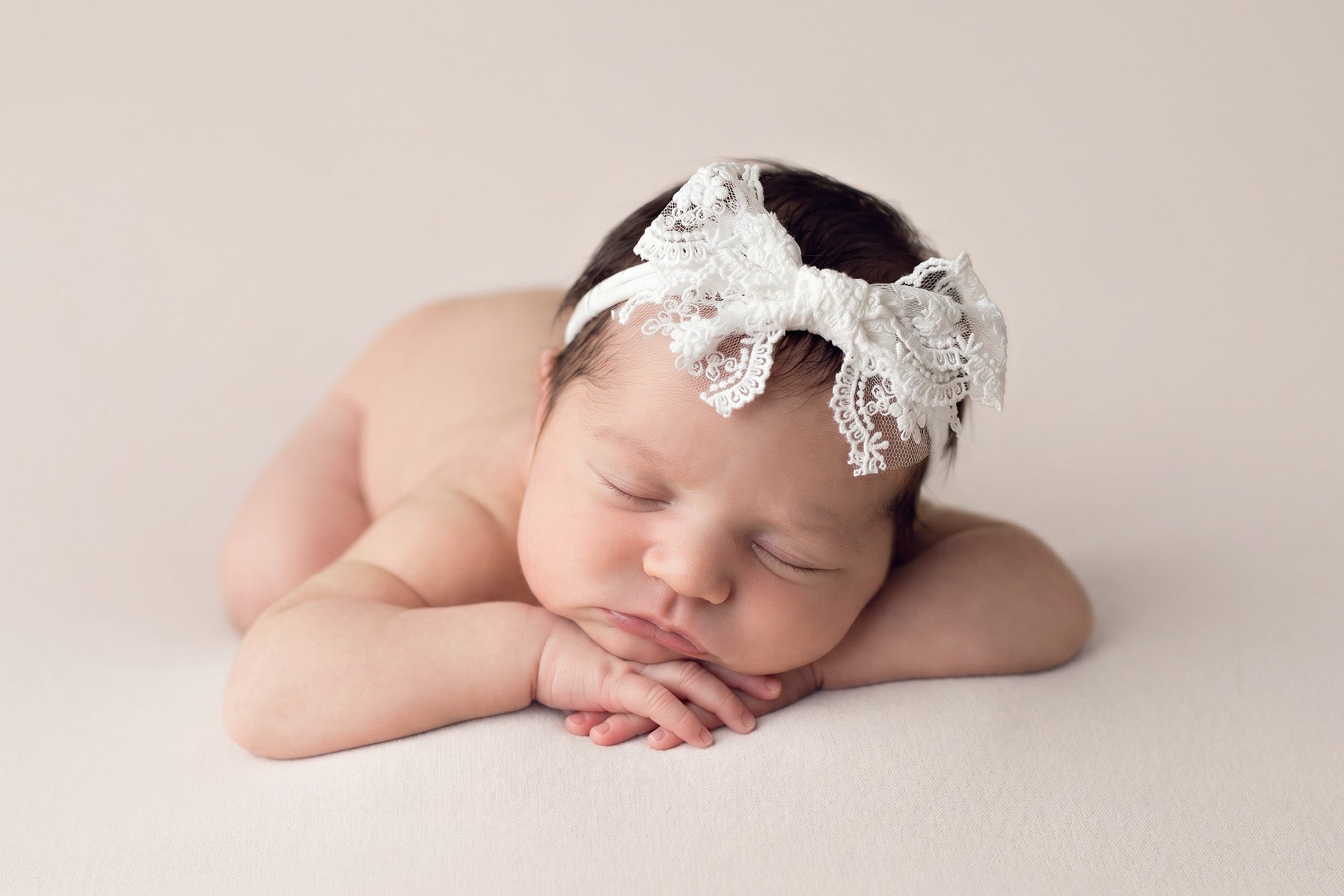 Sienna Lace Bow Headbands