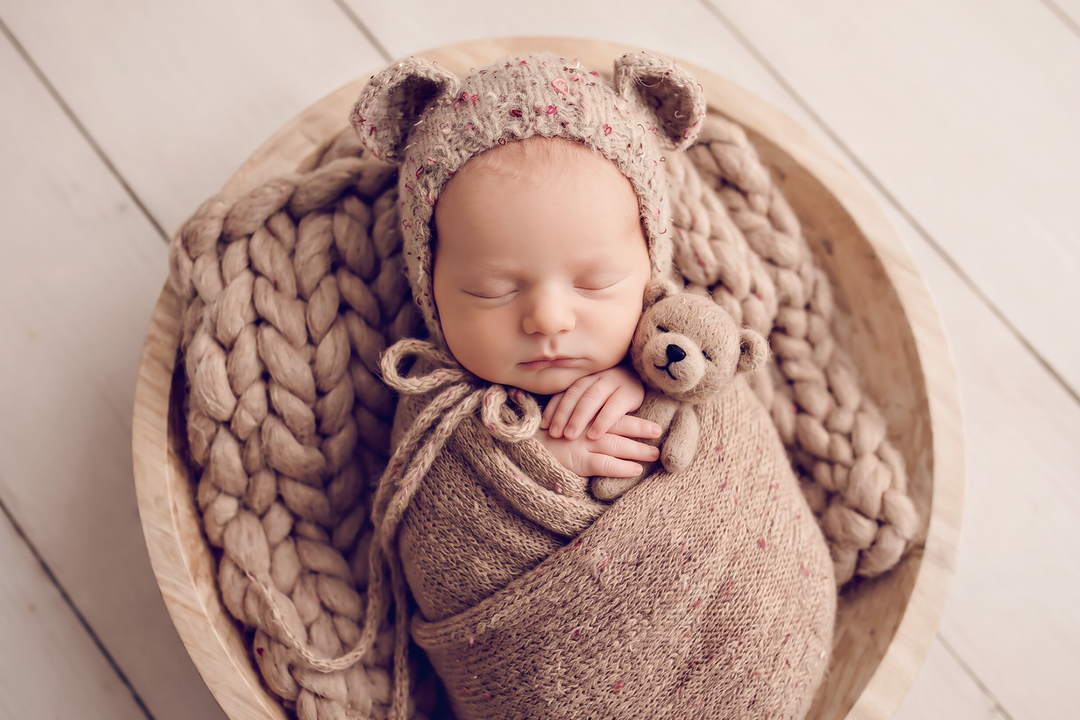 Speckled Teddy Bonnets