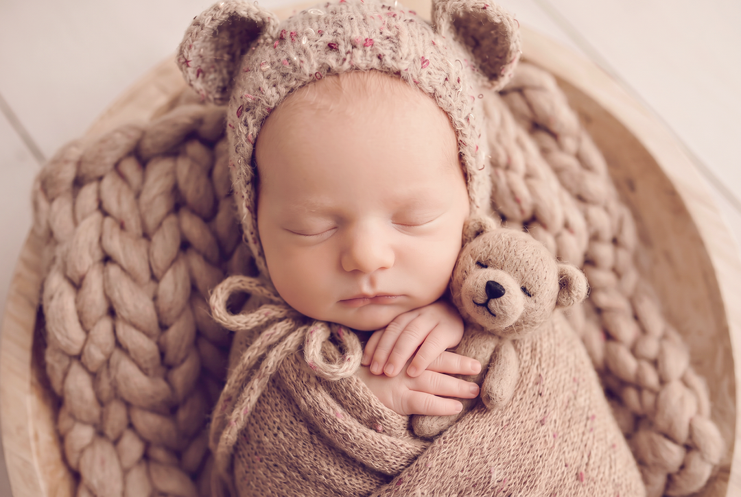 Speckled Teddy Bonnets