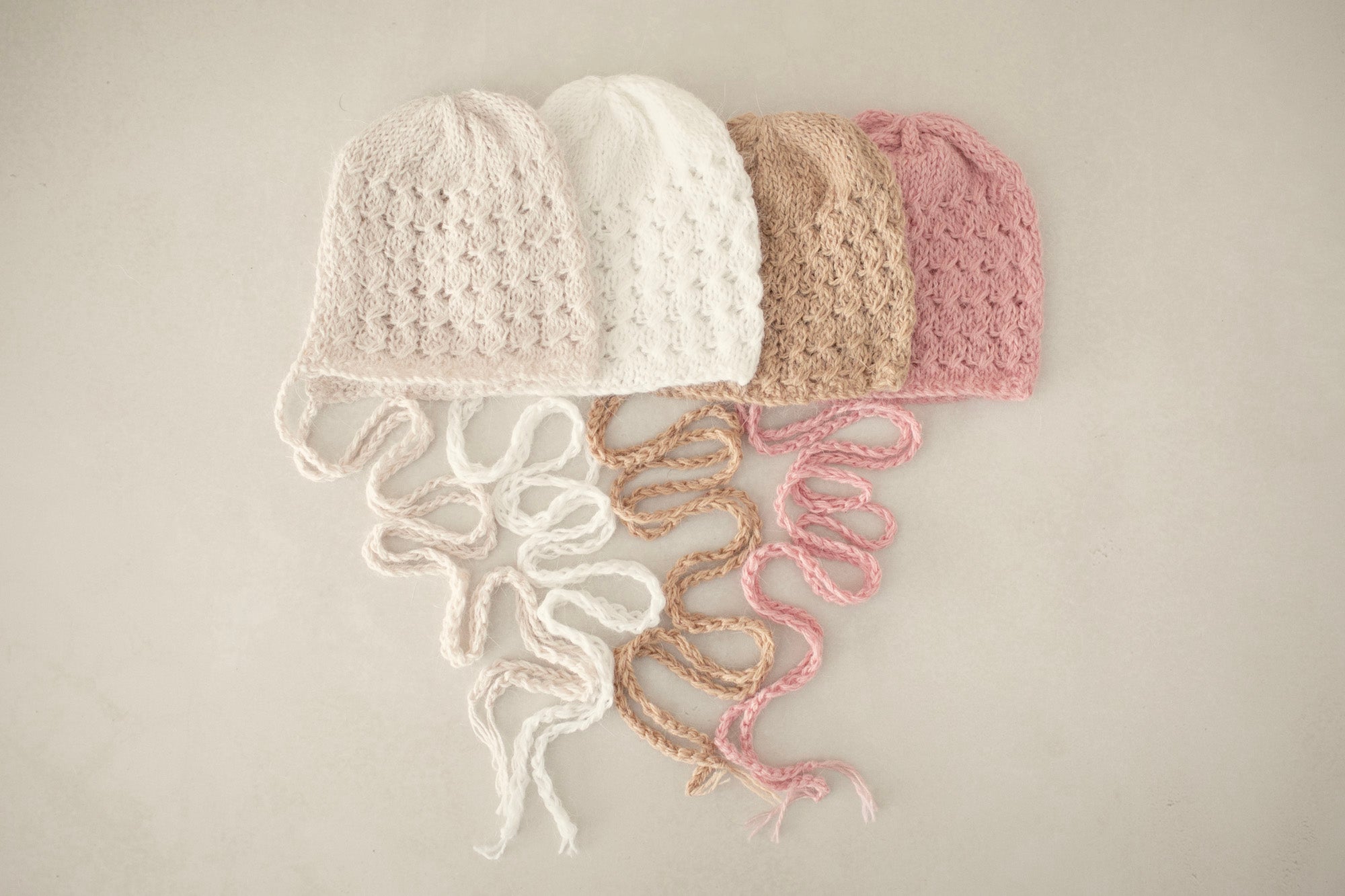Elizabeth Angora Bonnets