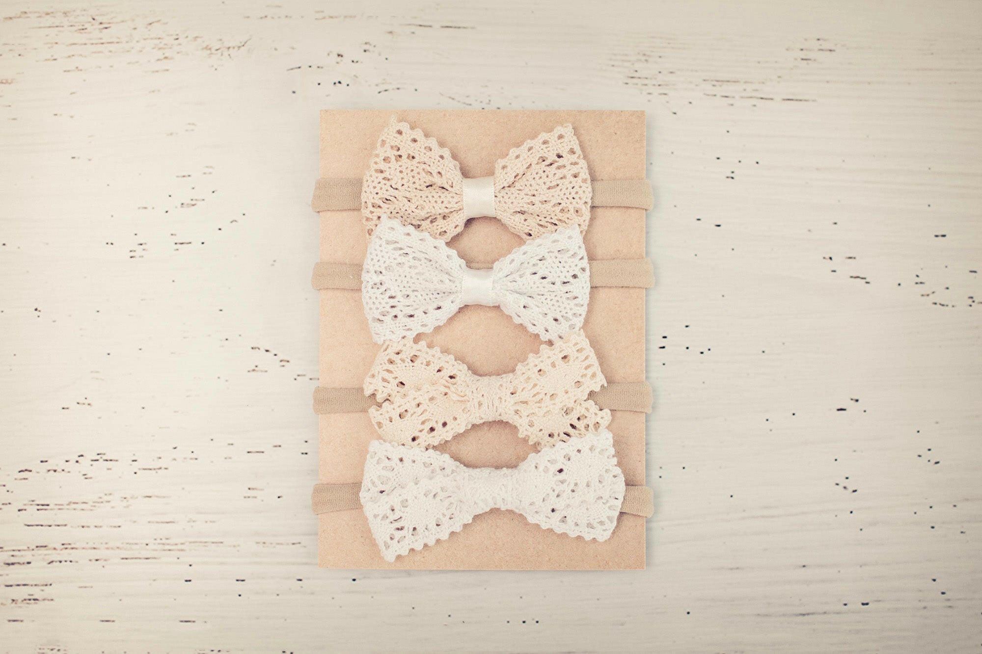 Antique Lace Bow Headbands