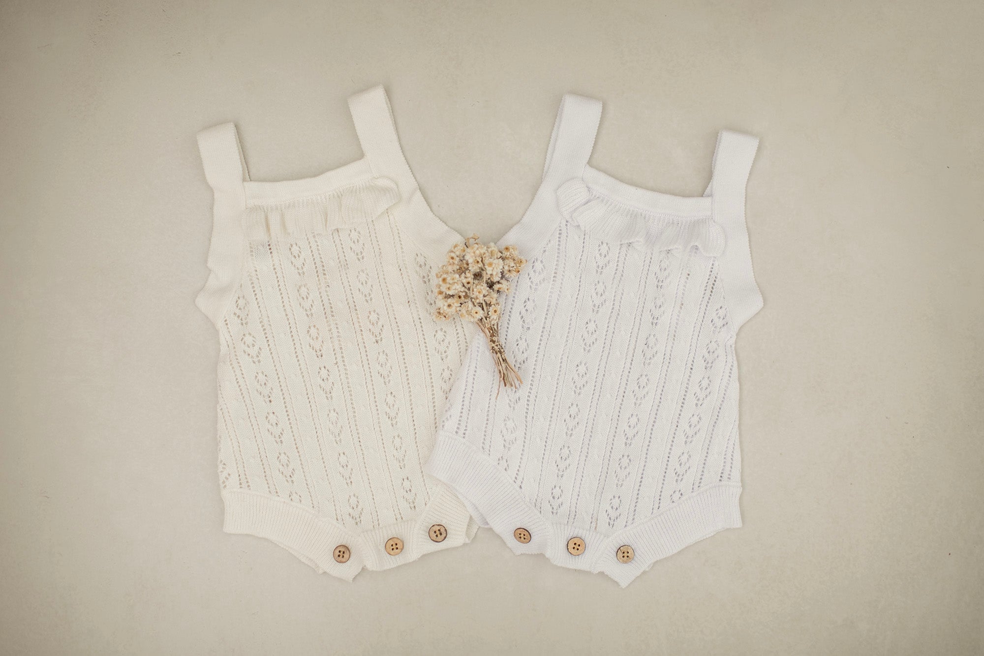 Peony Knit Rompers