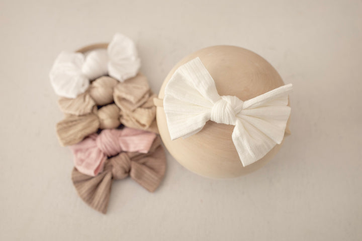 Newborn Boho Bow Headbands