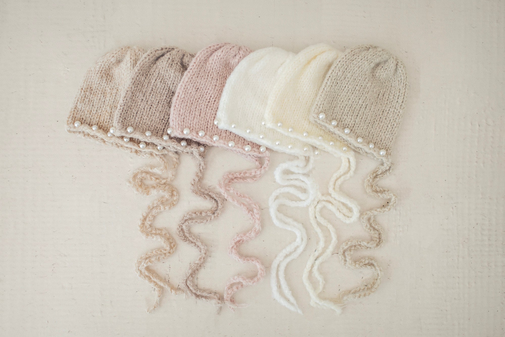 Pearl Knit Bonnets
