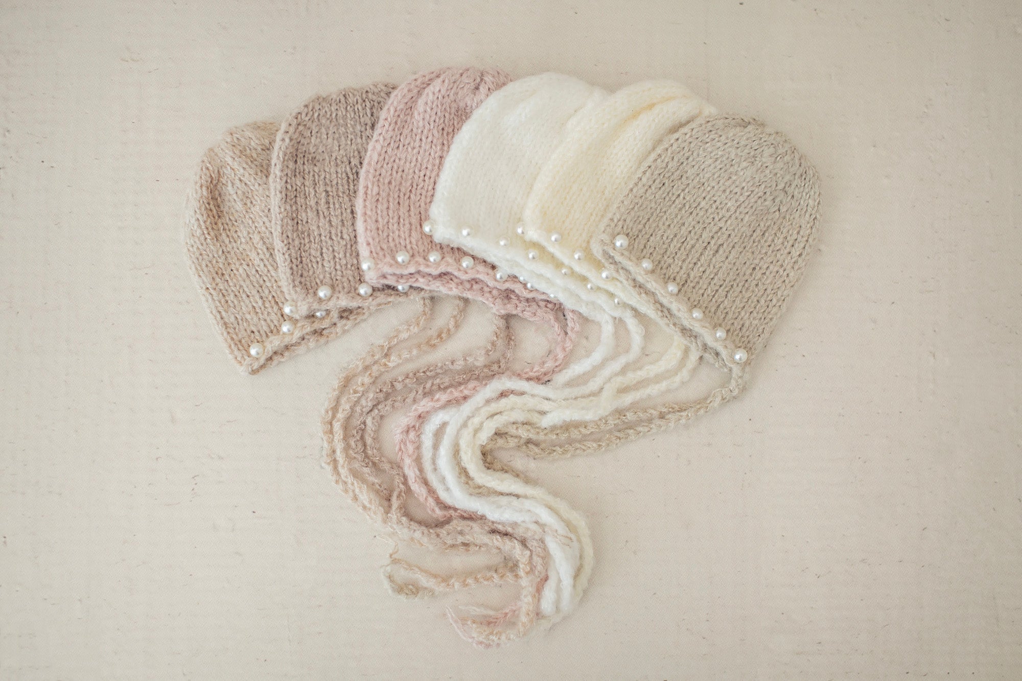 Pearl Knit Bonnets