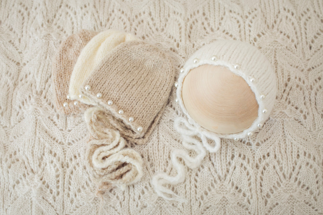 Pearl Knit Bonnets