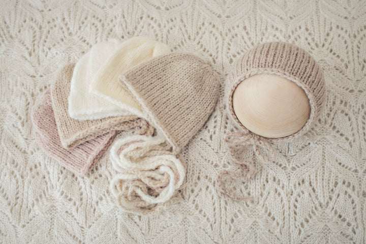 Plain Knit Bonnets